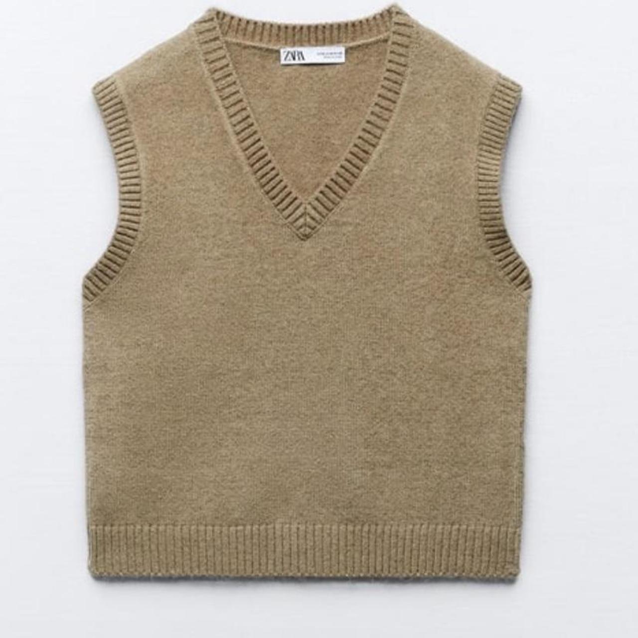 Zara soft knit Camel brown Depop