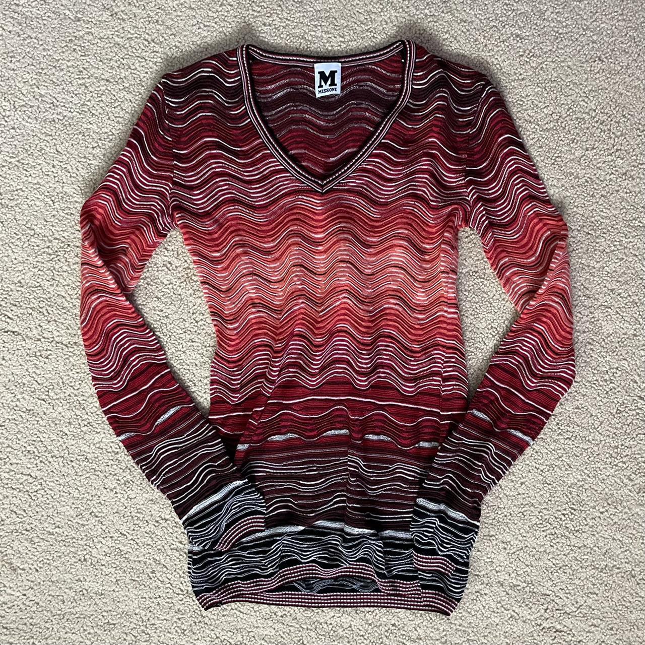 Missoni Women's Burgundy and Brown Top