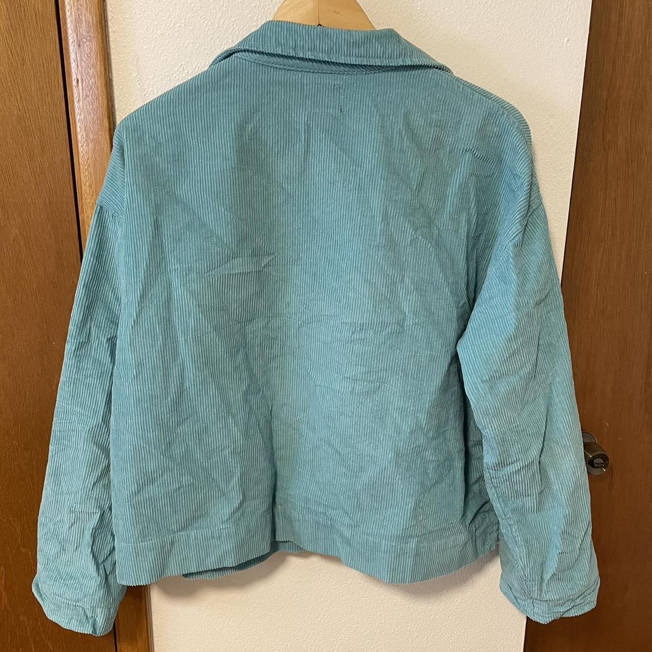 Turquoise on sale corduroy jacket