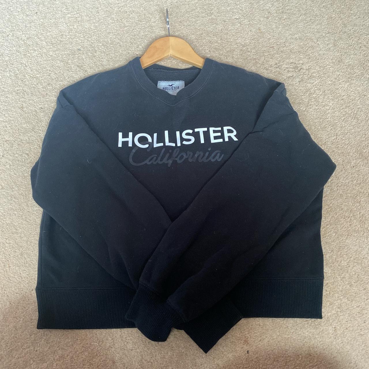 Black jumper 2025 with white writing