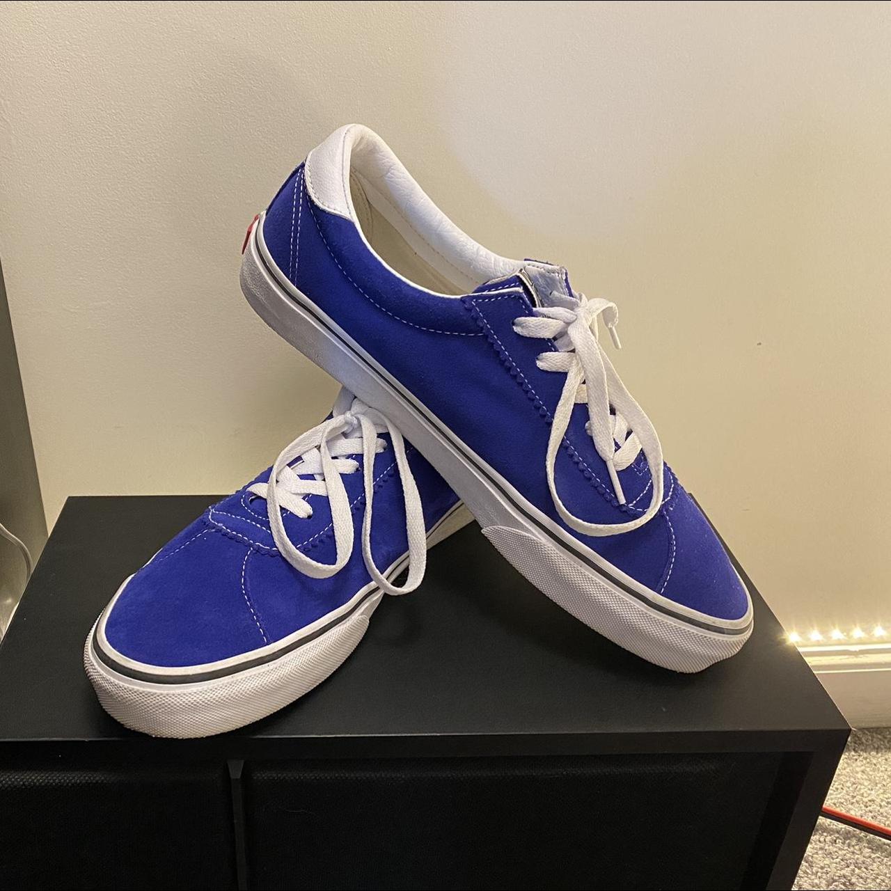 Royal blue and yellow 2024 vans