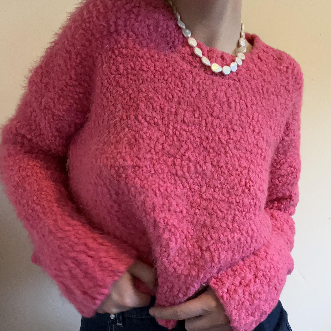 Women's Pink Jumper Depop