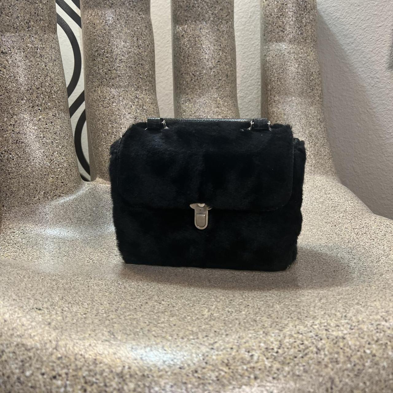 Black square outlet purse