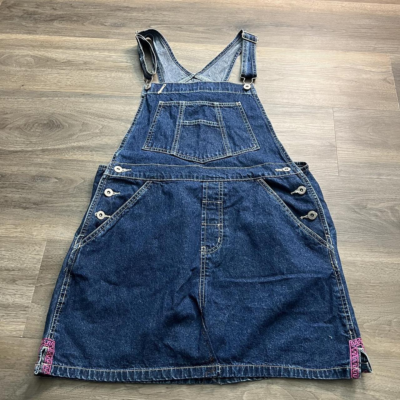 Route 66 Denim Overall Dress Size Large, Looks Like - Depop