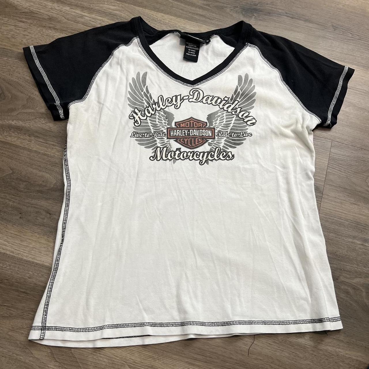 harley davidson baseball tee