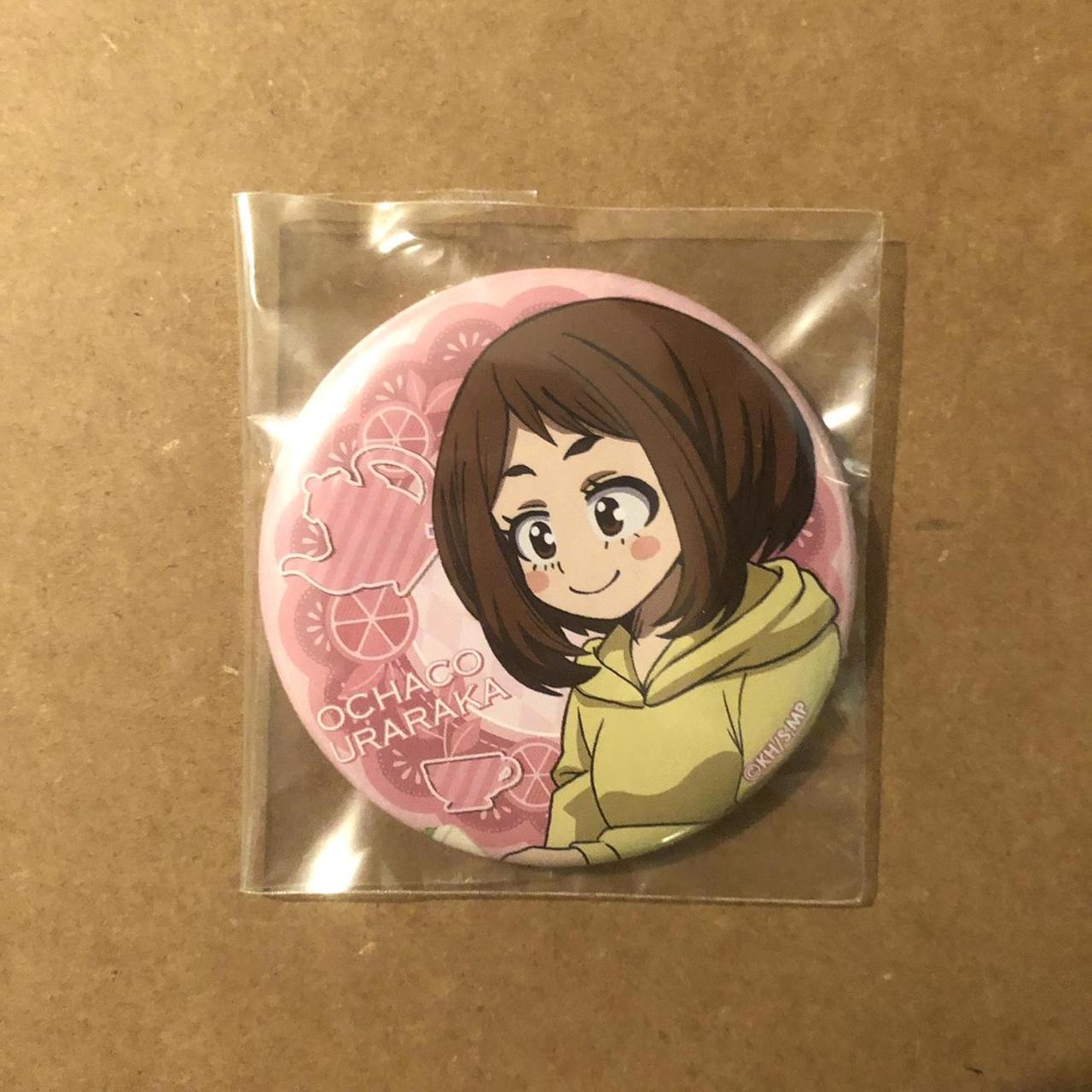 Uraraka Ochaco Offical Can Badge Pin 💕 💙 Pls... - Depop