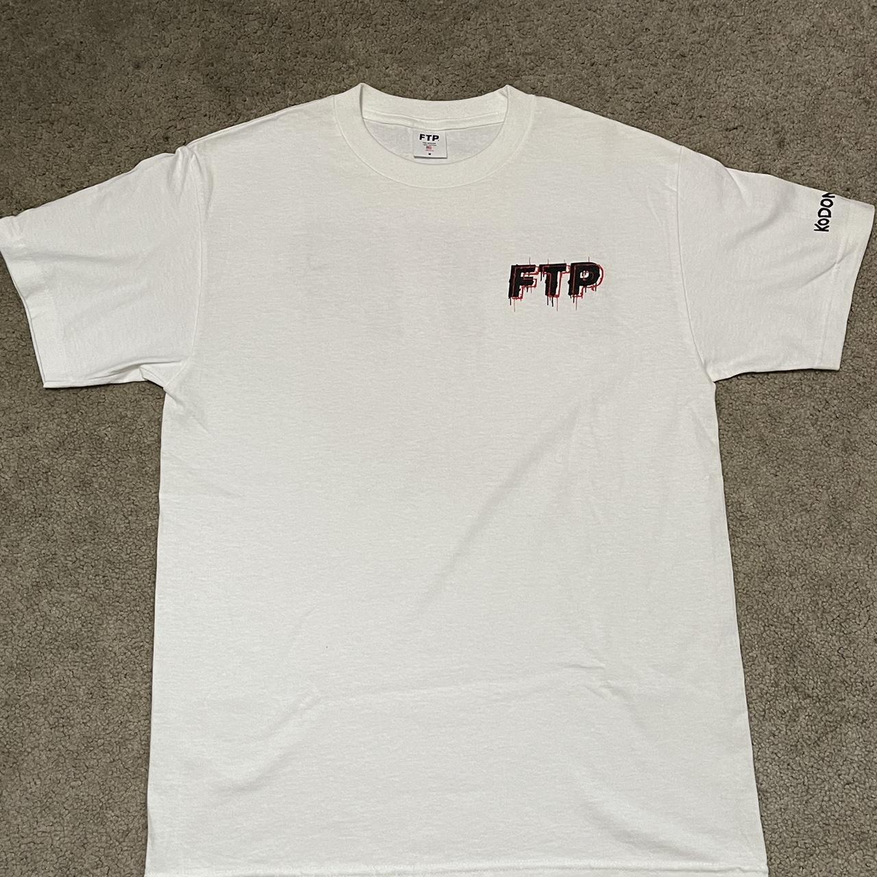 FTP x Kodone white and red tshirt #FTP #Kodone | Depop