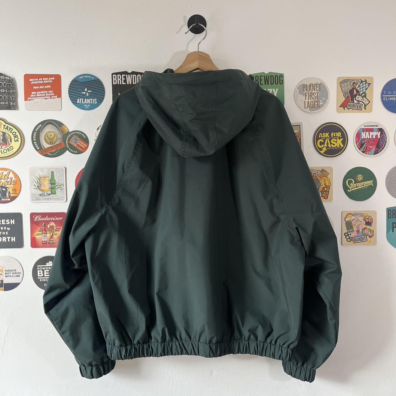 H&M Green Jacket in Size Medium Water Resistant &... Depop