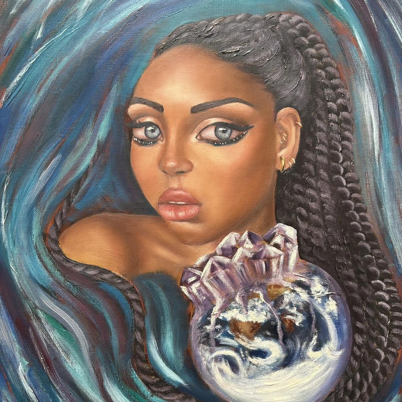 Original Goddess Oil Painting I love painting... - Depop