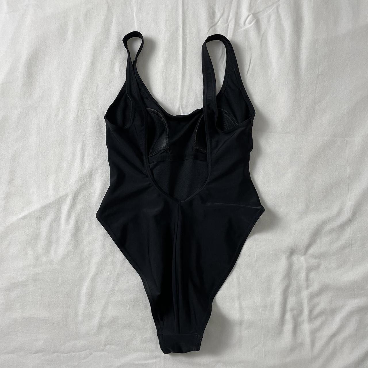 Playboy Women's Black Swimsuit-one-piece | Depop