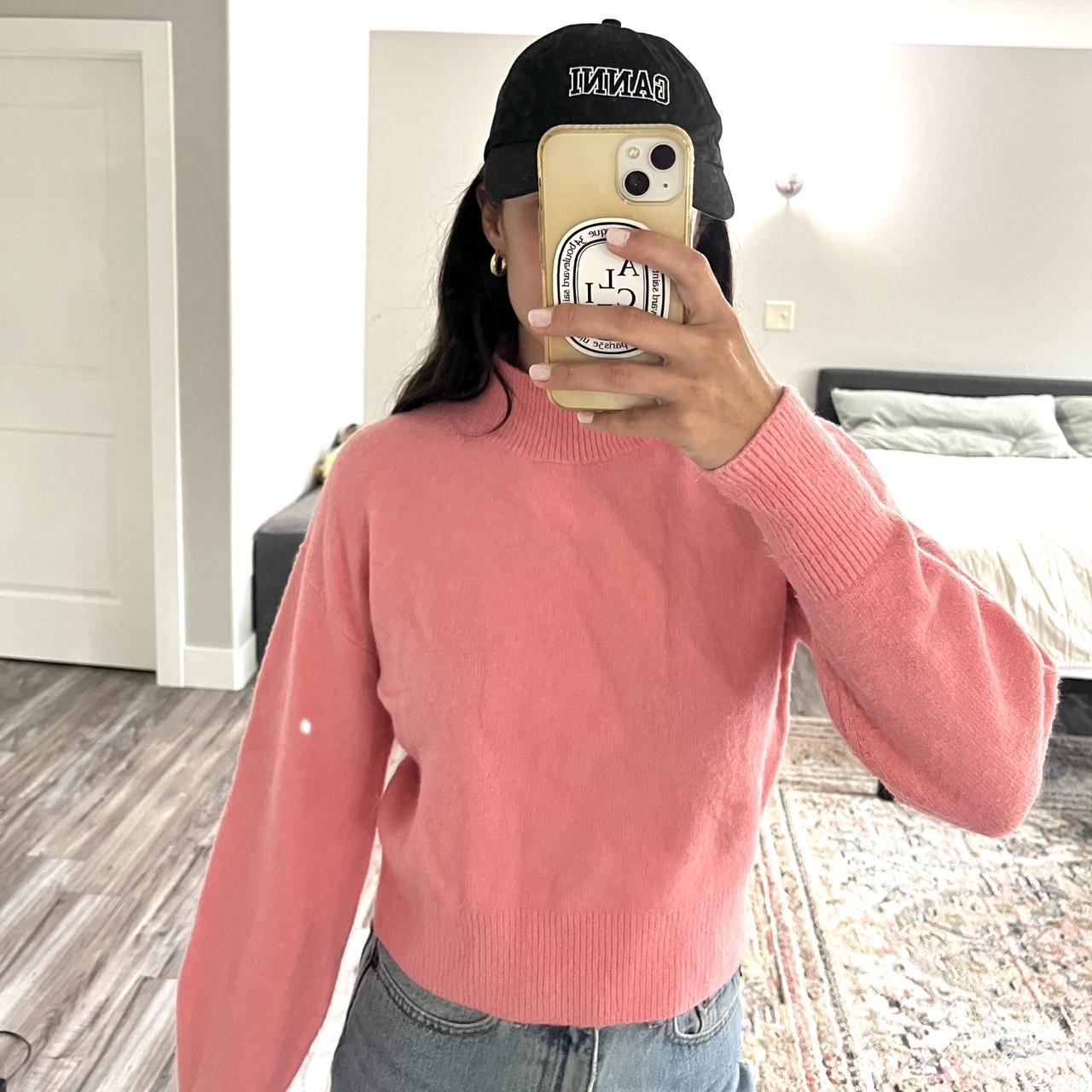 Other Stories pink mock neck Soft,