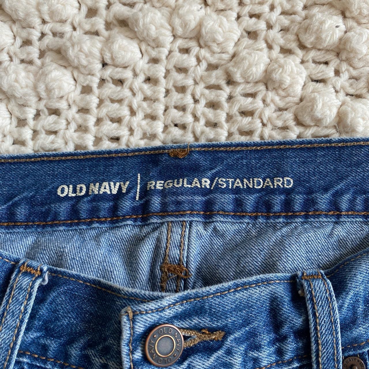 old-navy-medium-wash-straight-leg-jeans-34x32-depop