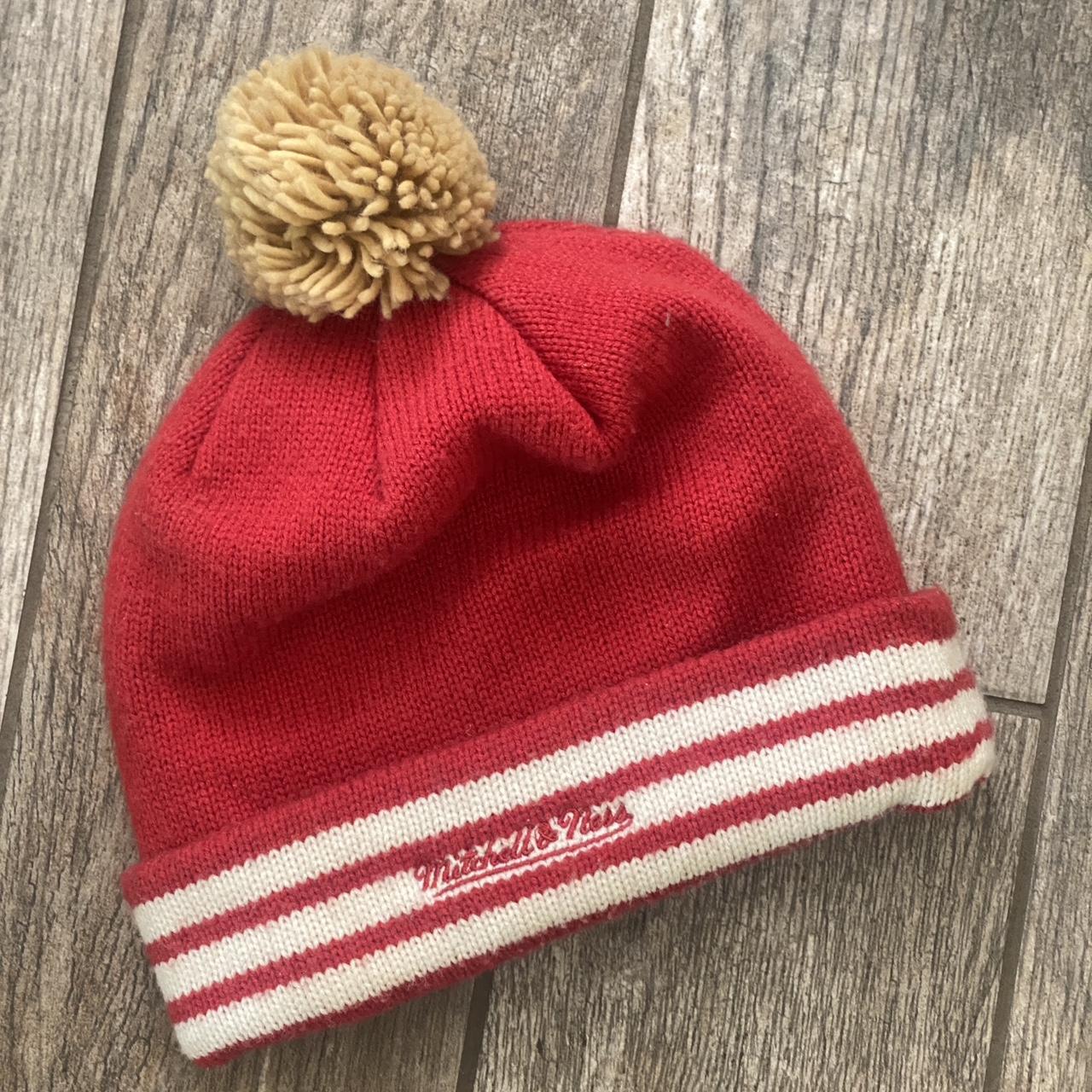 mitchell and ness 49ers beanie