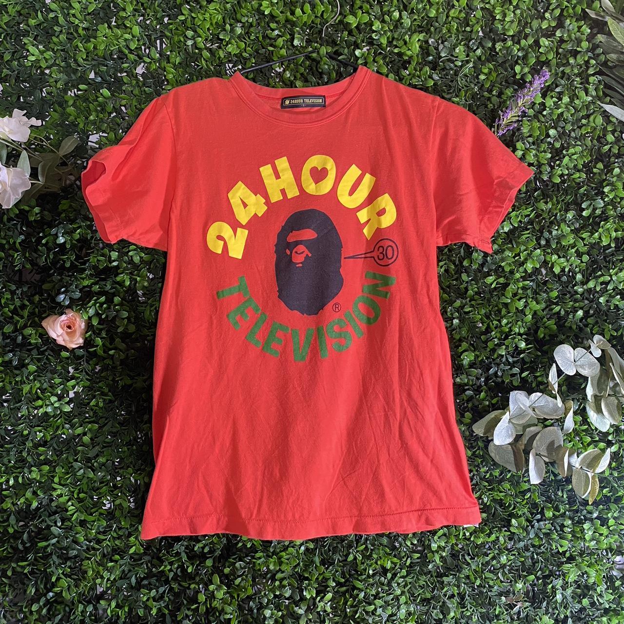 red bathing ape shirt