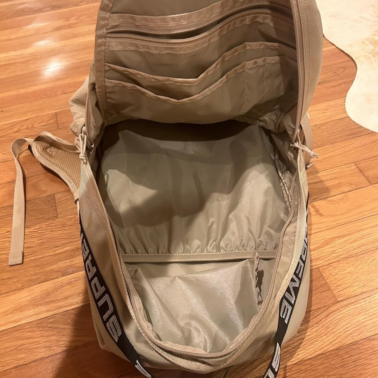 Supreme SS18 Tan Backpack ~so sick and roomy ~great | Depop