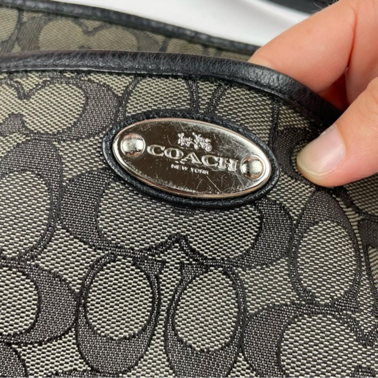 Coach purses black and on sale gray