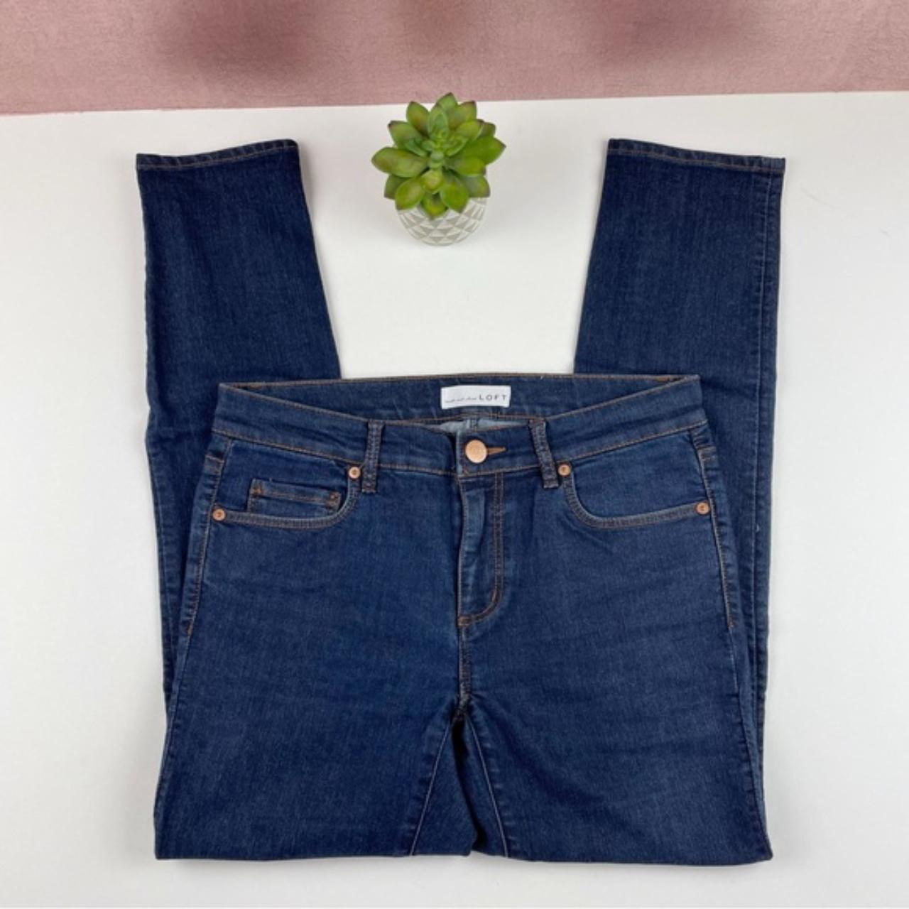 Loft blue sale jeans