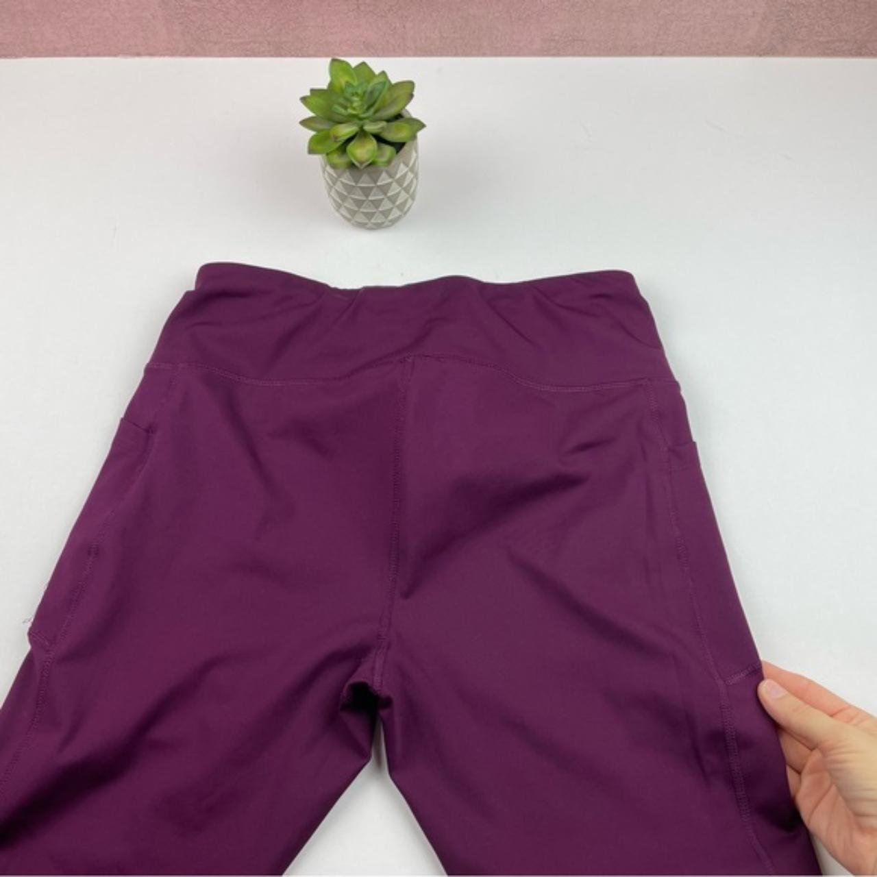 Purple flare leggings / yoga pants from Avia Size - Depop