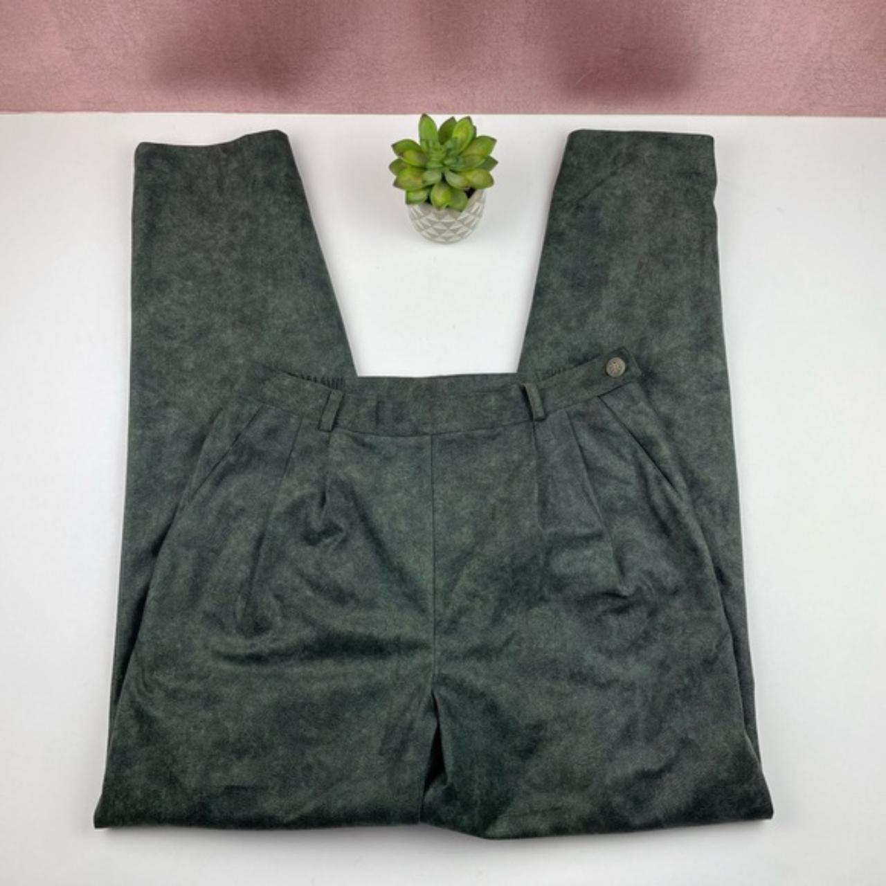 Vintage Nancy Bolen City Girl Green Dress Pants...