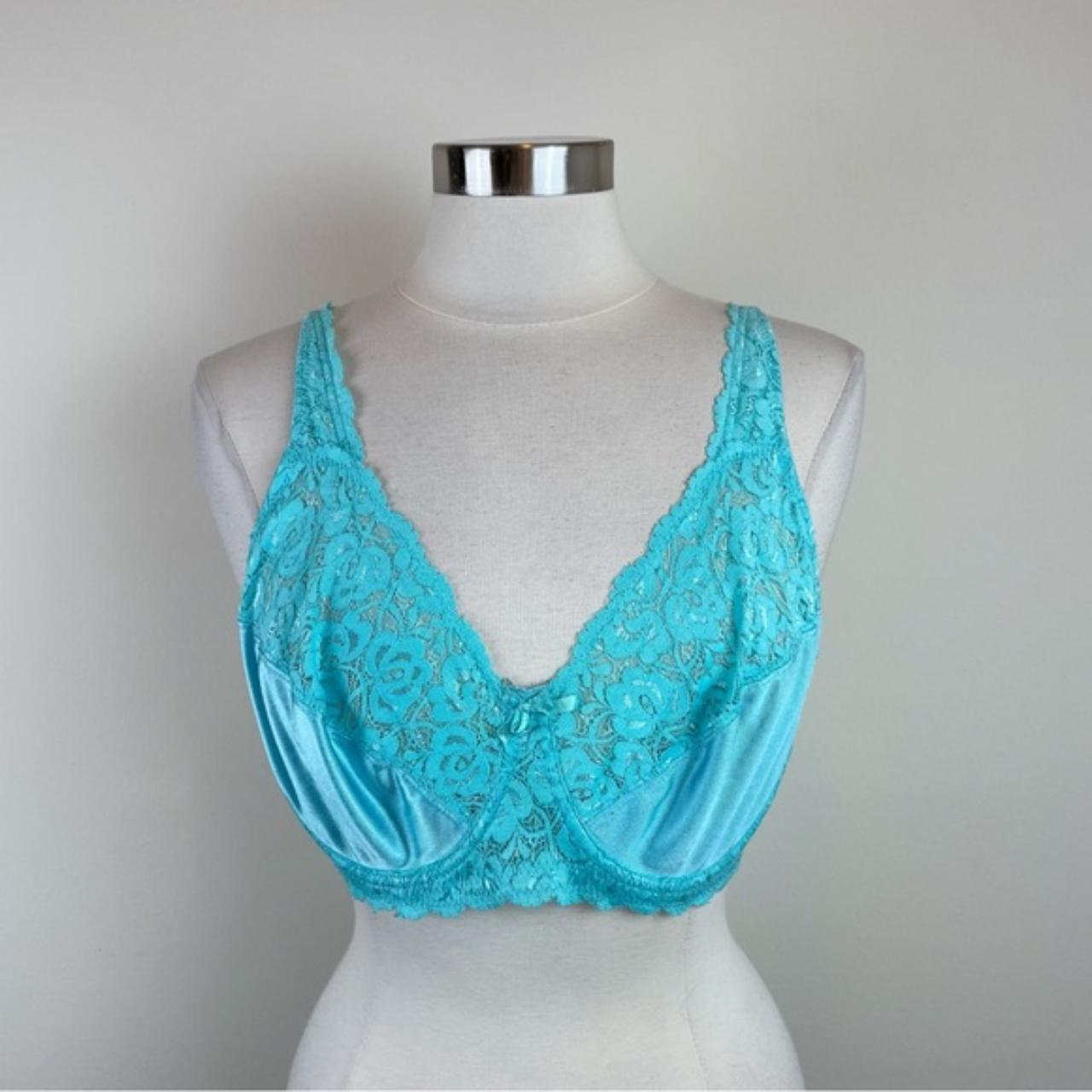 Blue victorias-secret-lace-bra - Depop