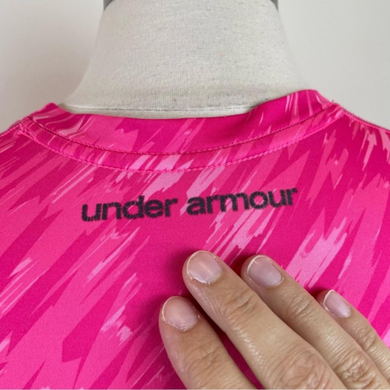 Under Armour Pink Short Sleeve Heat Gear Shirt Top