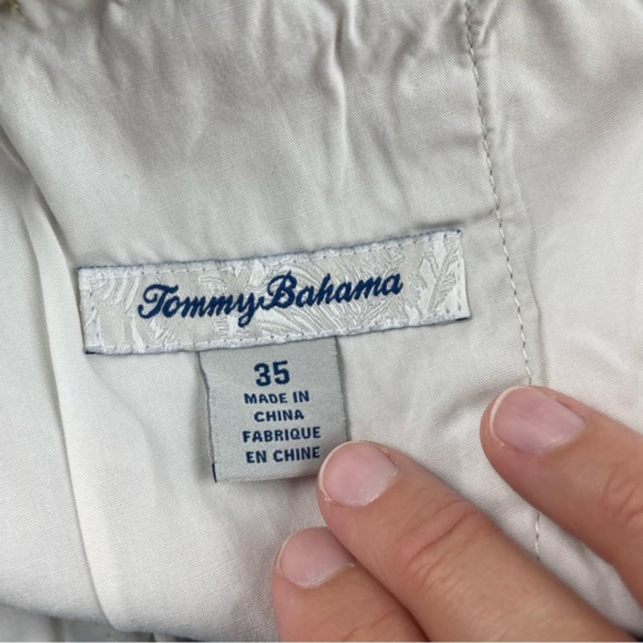 Tommy Bahama Linen Denim Blend Casual Tan Brown - Depop