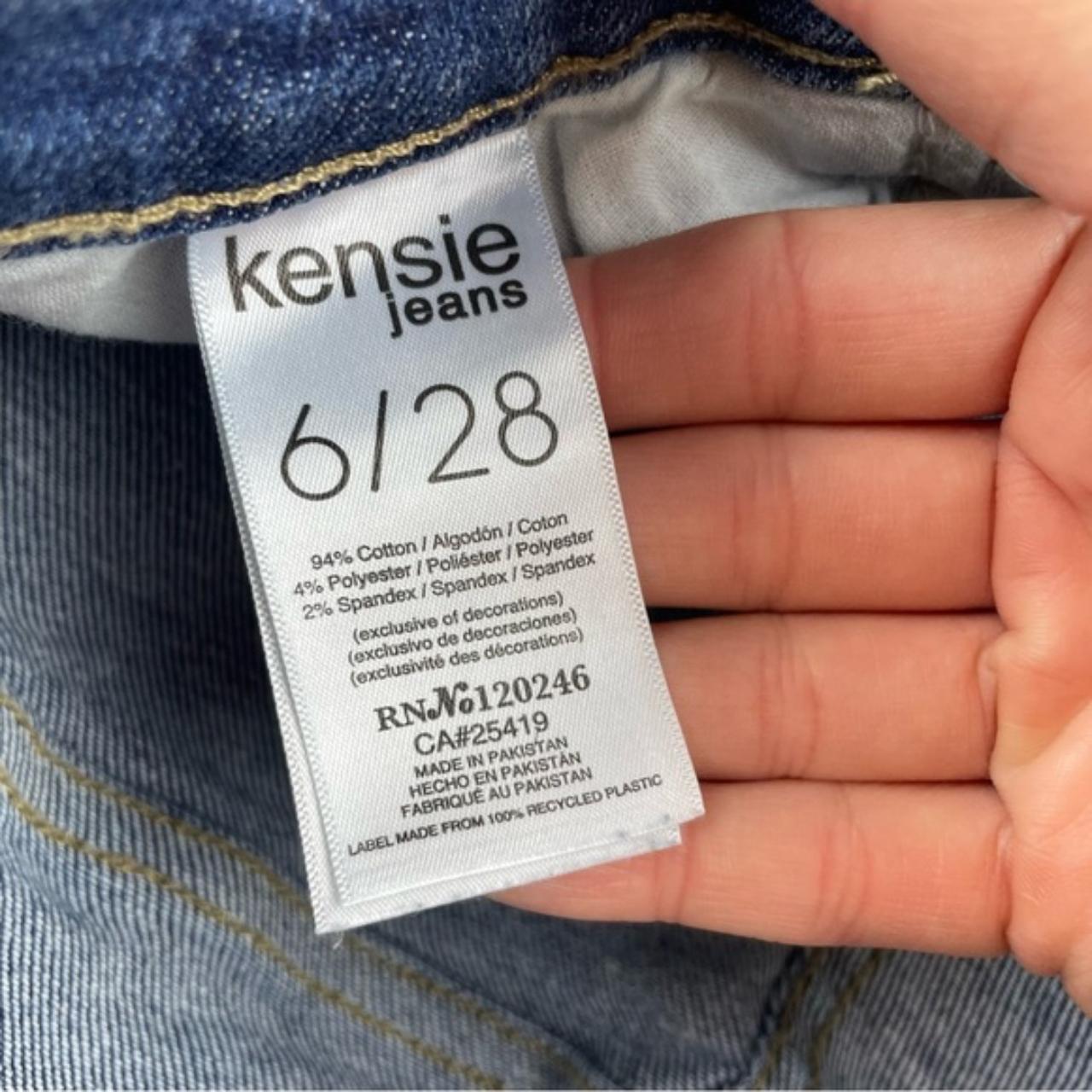 Kensie Jeans Kelsey High Rise Skinny Blue Denim - Depop