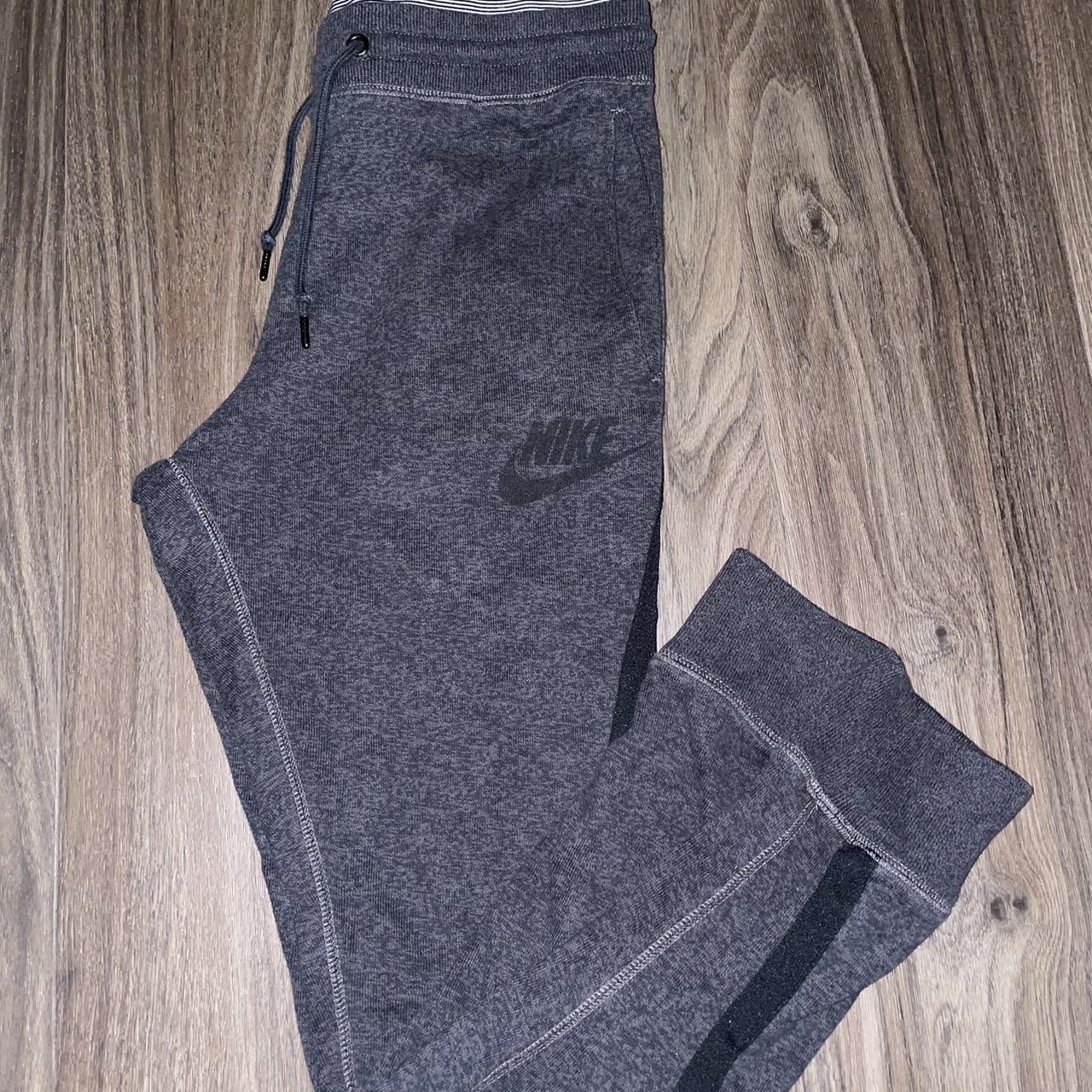 Nike dark grey sweatpants womens hot sale