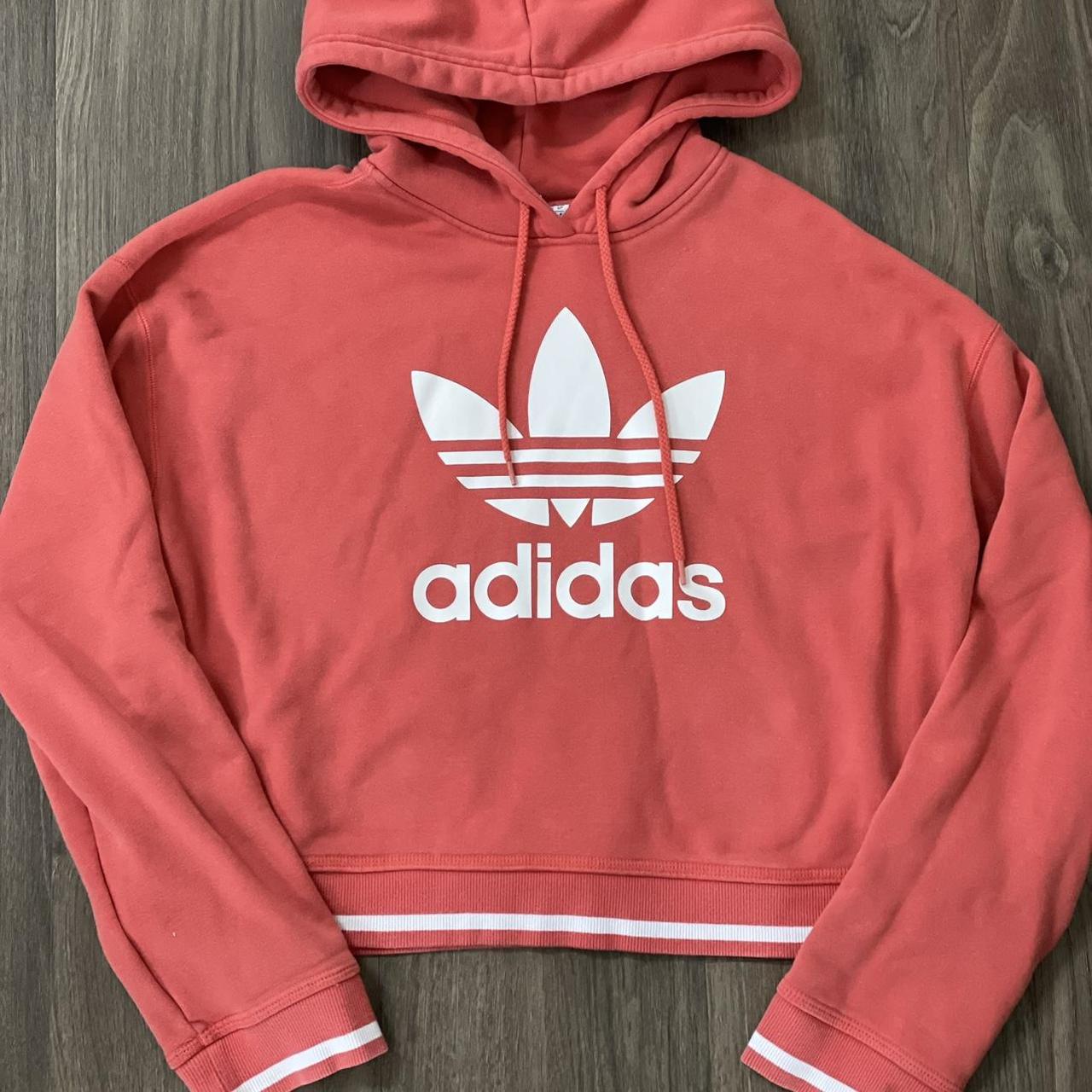 Adidas active icons cropped hoodie hotsell