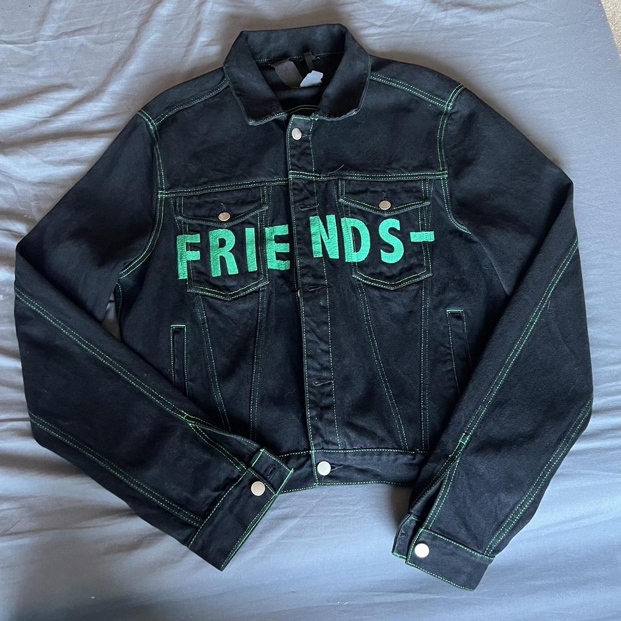 Vlone denim 2024 jacket green