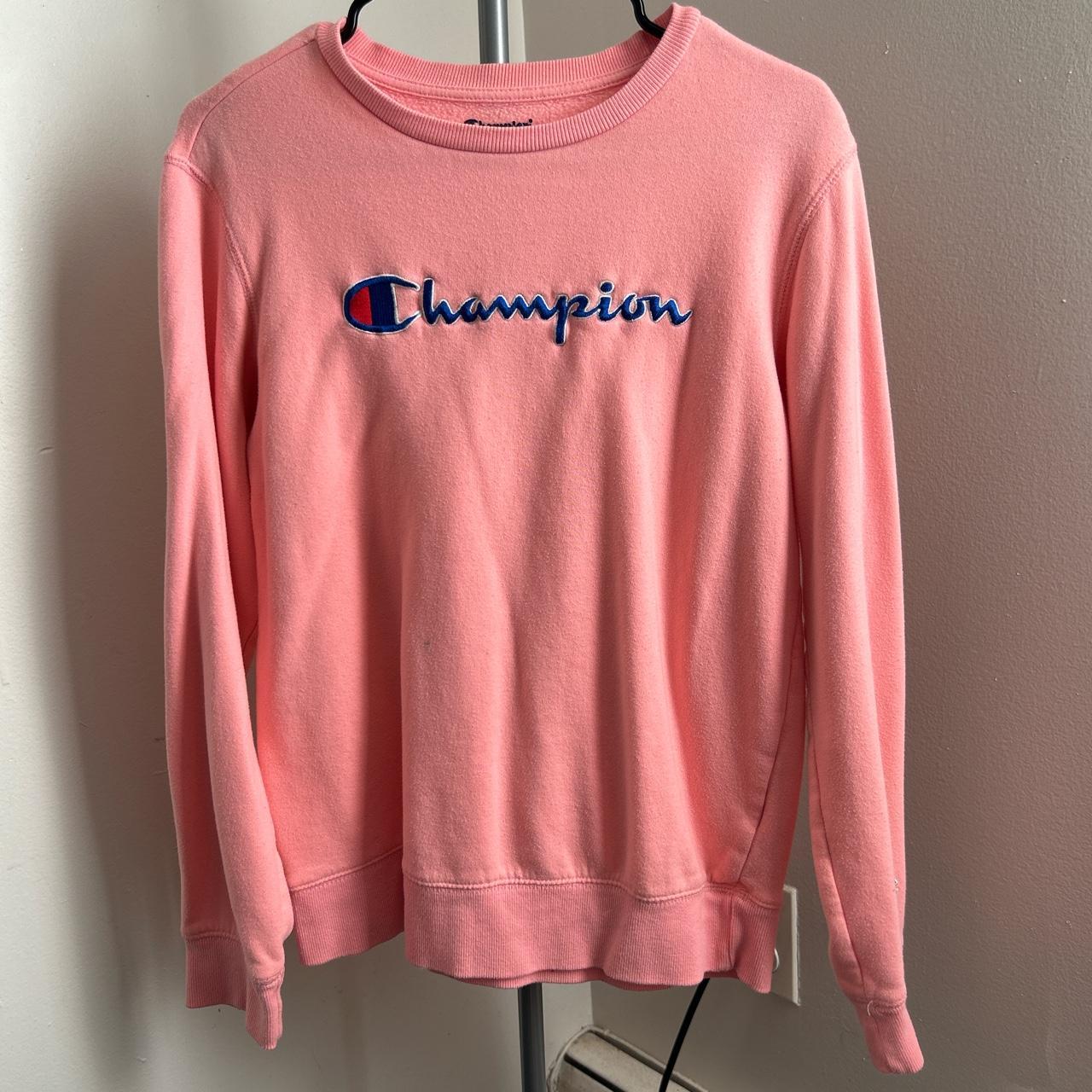 Pink best sale sweater champion