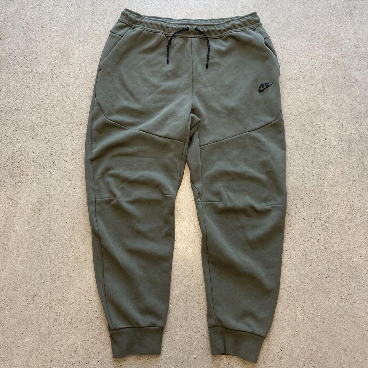 Nike Tech Fleece Pants Joggers Rough Olive Green... Depop
