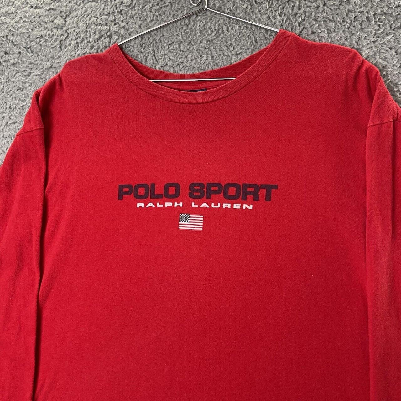 Polo Sport Men's Red T-shirt | Depop