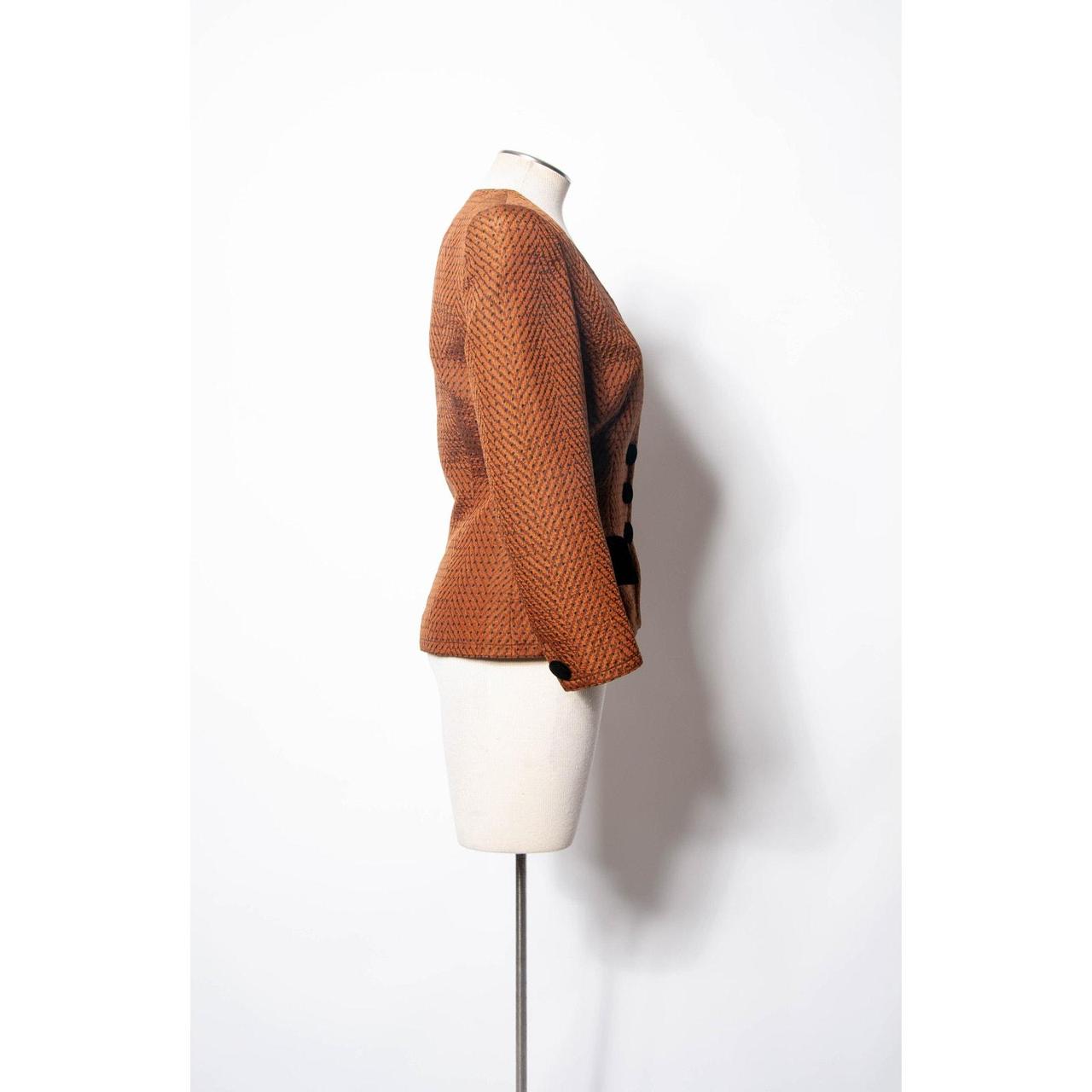 Adele Simpson Women's Tailored jacket - Brown/Bla… - image 3
