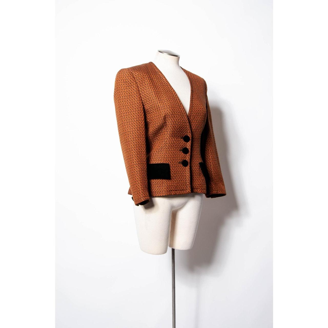 Adele Simpson Women's Tailored jacket - Brown/Bla… - image 2