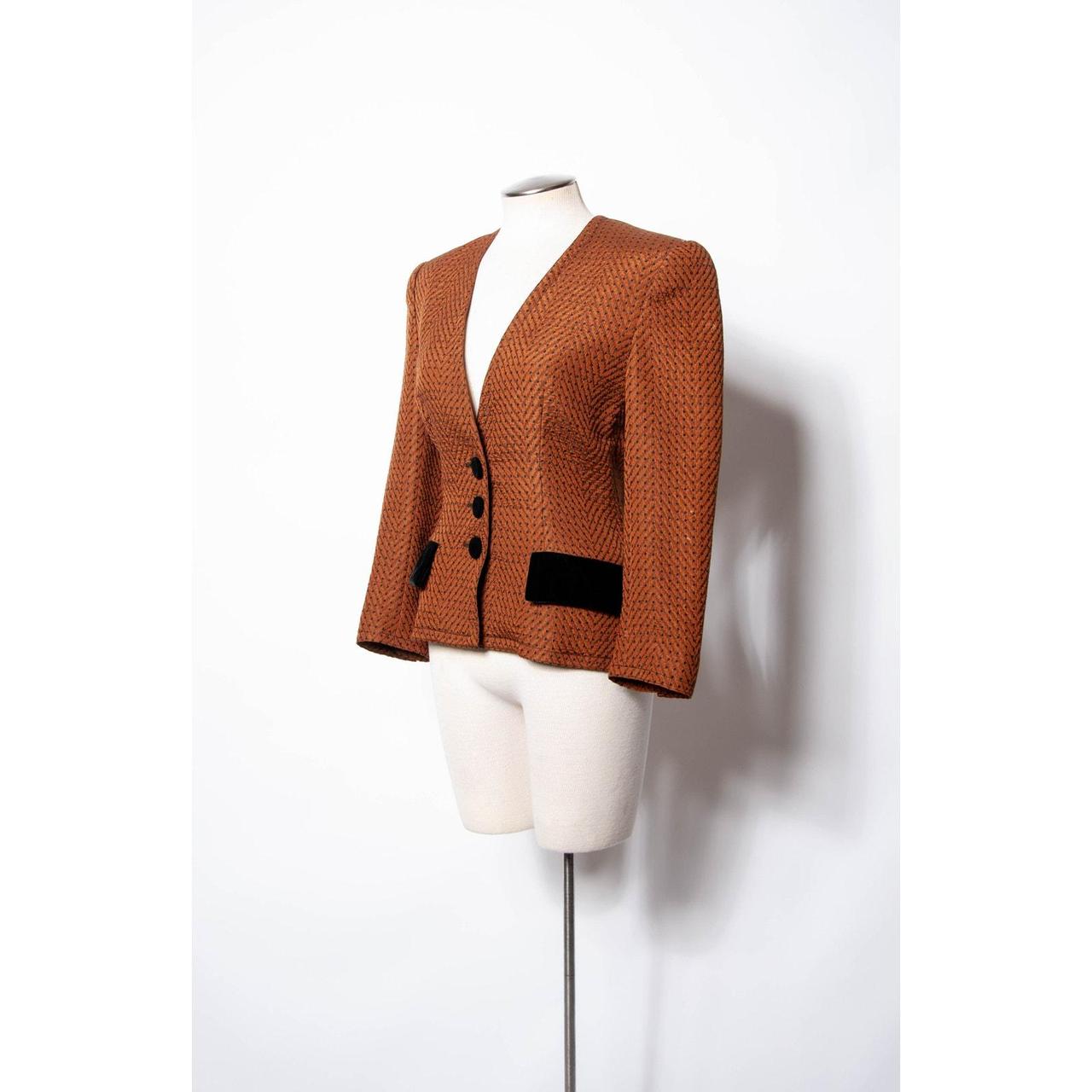 Adele Simpson Women's Tailored jacket - Brown/Bla… - image 8