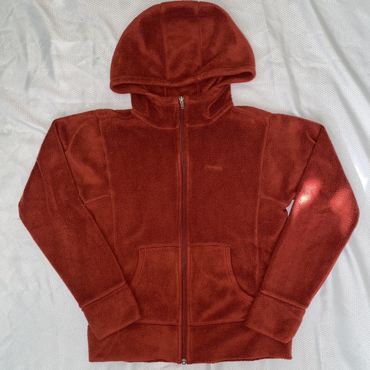 Patagonia Women's Burgundy Hoodie | Depop