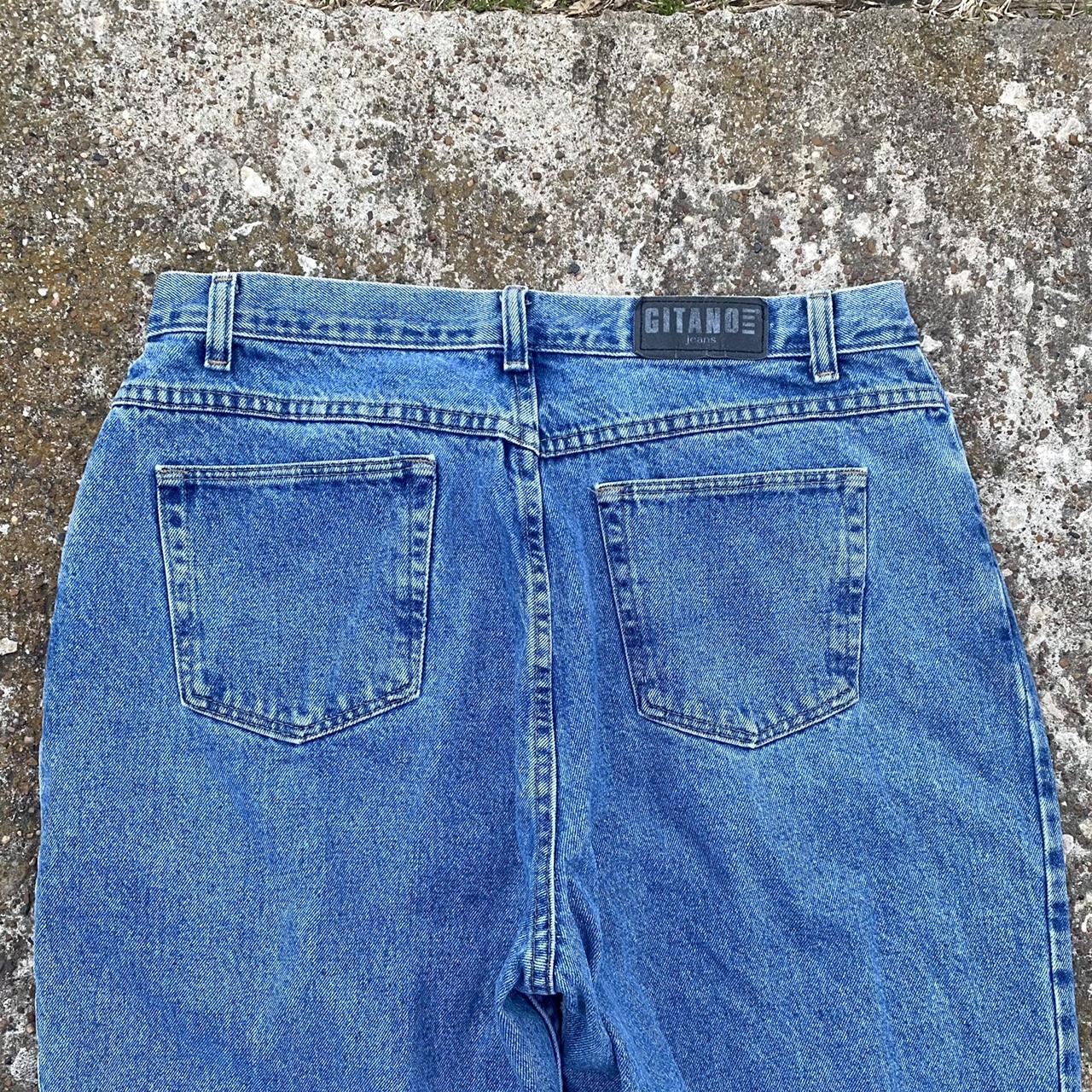 90s Gitano high waisted tapered Mom Jeans Sz 34x30... - Depop