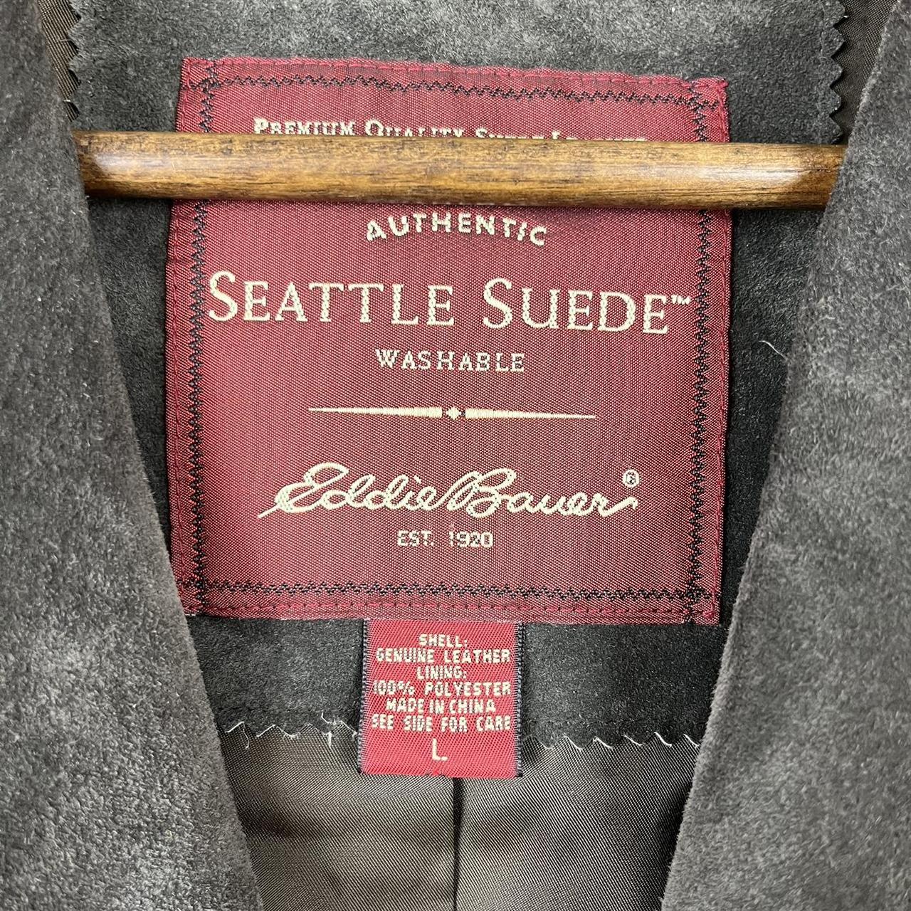 Vintage Eddie Bauer Seattle Suede Jacket, Slick city