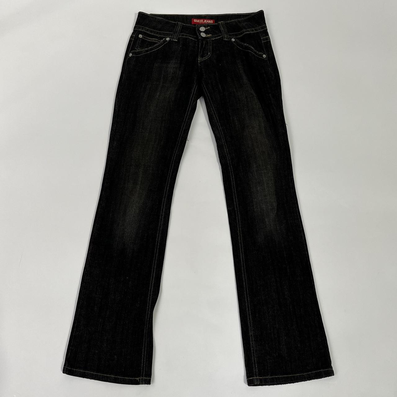 Guess Women's Black and Grey Jeans Depop