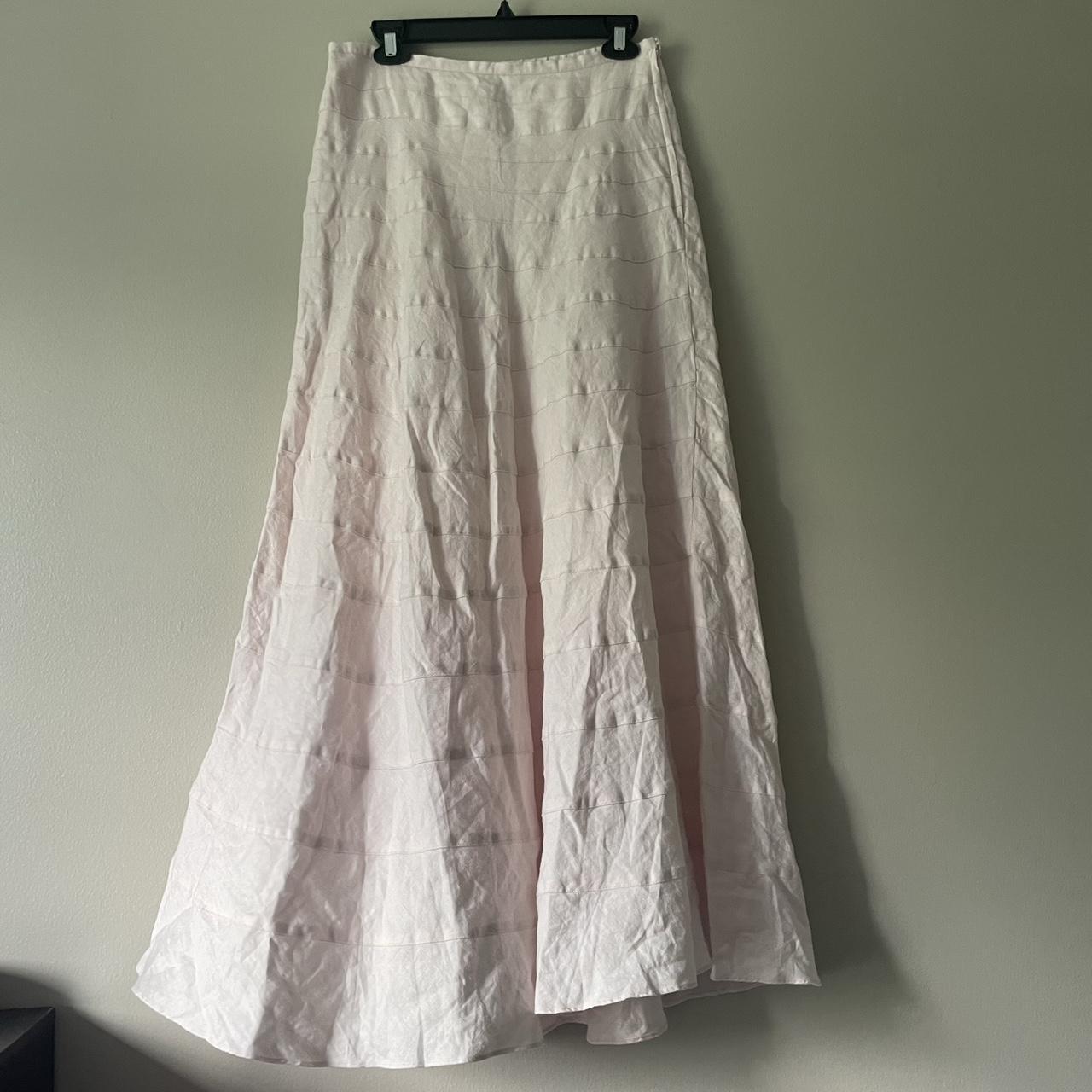 beautiful tiered coquette maxi skirt. Brand is Soft... - Depop