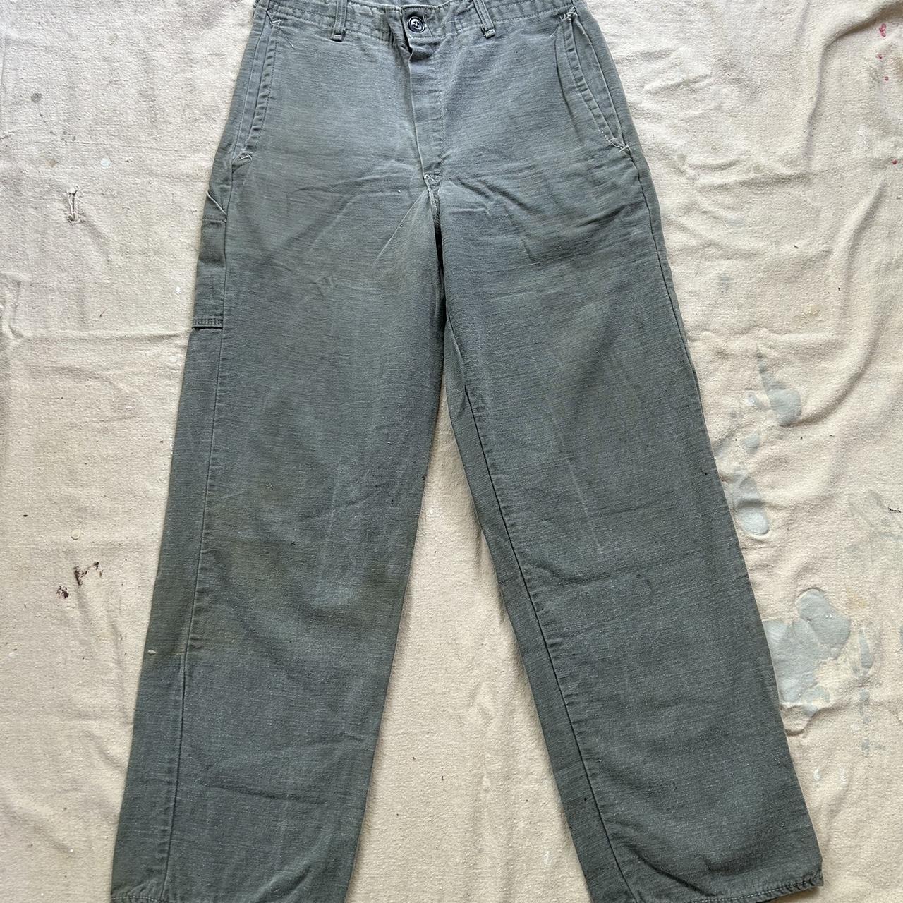 Vintage 70’s utility pants Thick cotton. Some... - Depop