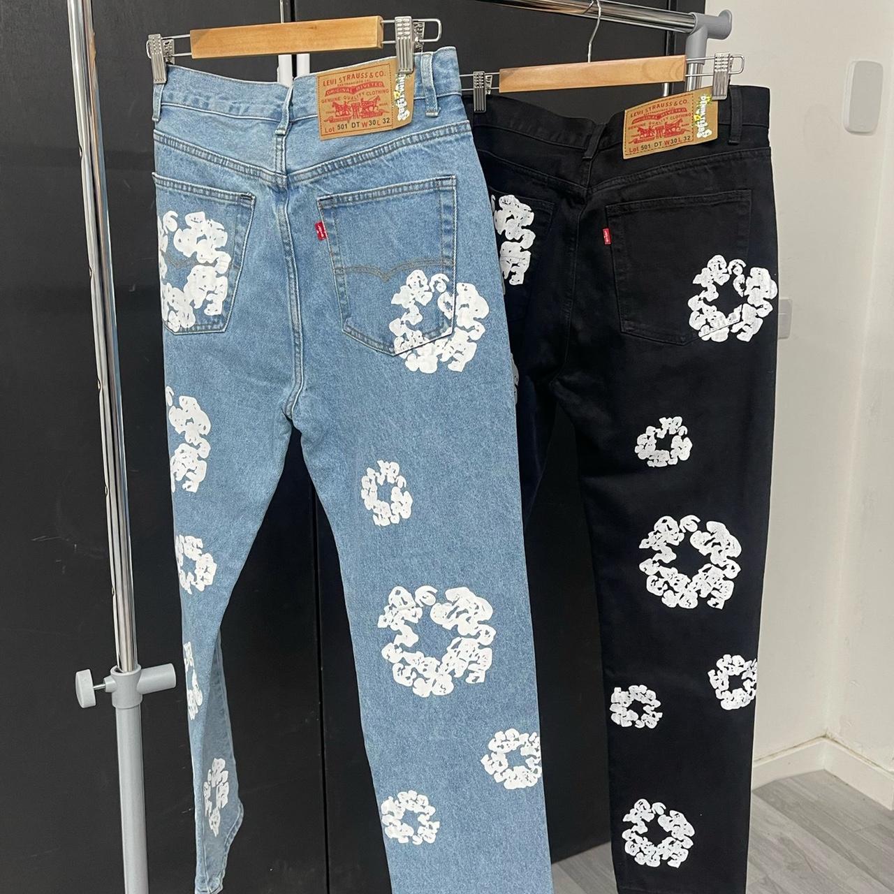 Denim Tear's X Levi 💧 Selling both the Blue & Black | Depop