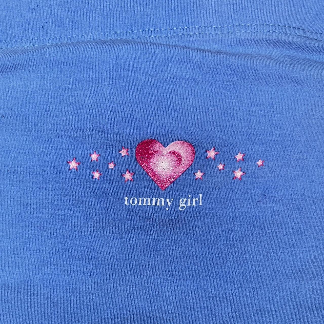 Tommy Hilfiger Women's Blue and Pink Shirt (2)