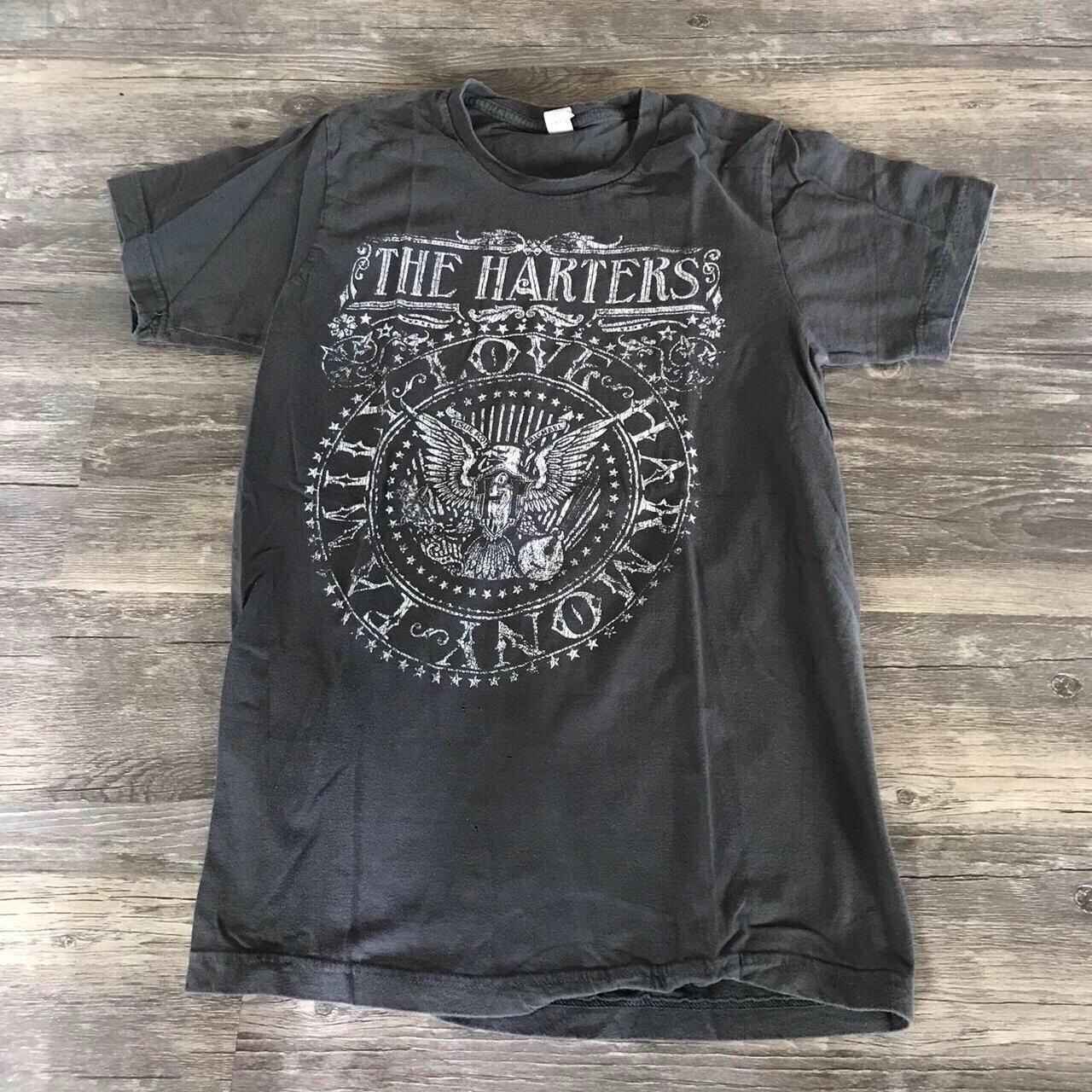 Hot Topic Men's Grey and White T-shirt