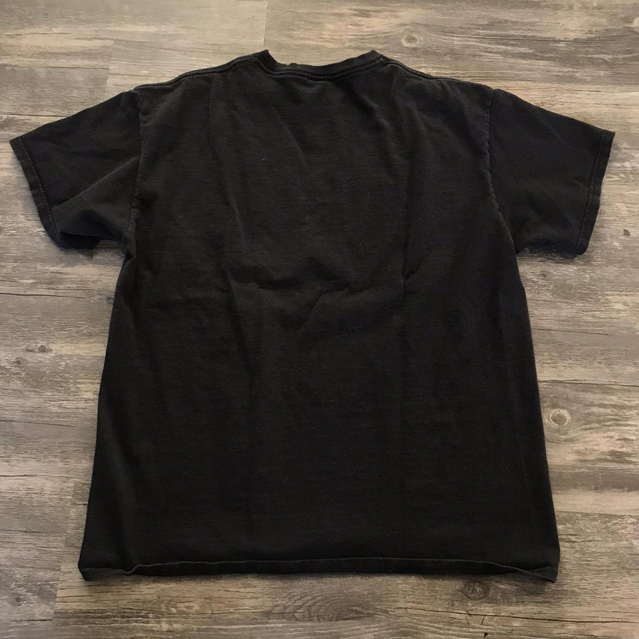 Men's Black and Orange T-shirt | Depop