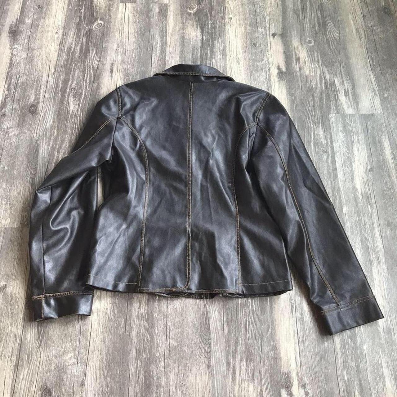 Dollhouse Women's Brown and Black Jacket Depop