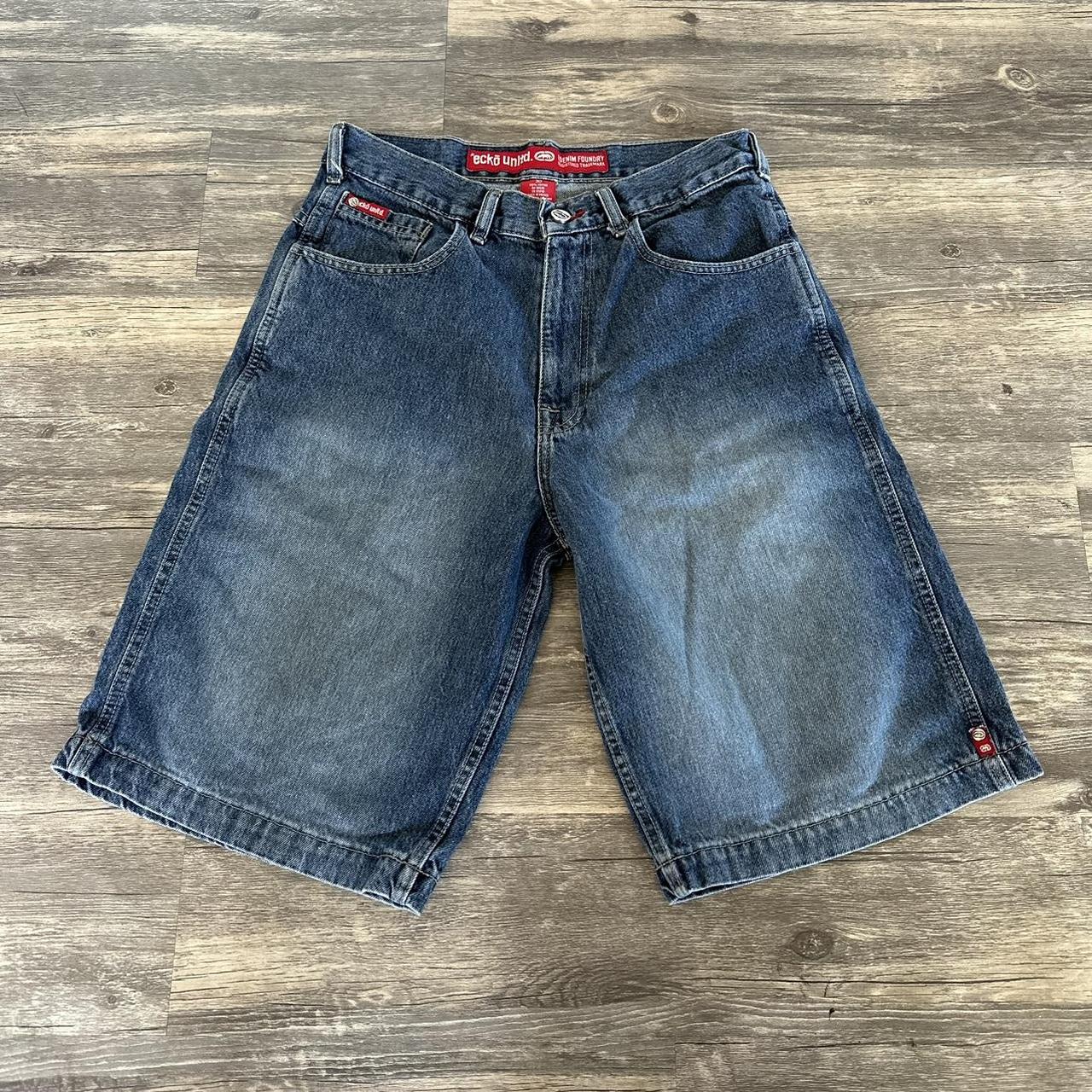 Y2K Ecko Denim Jorts Shorts - Depop