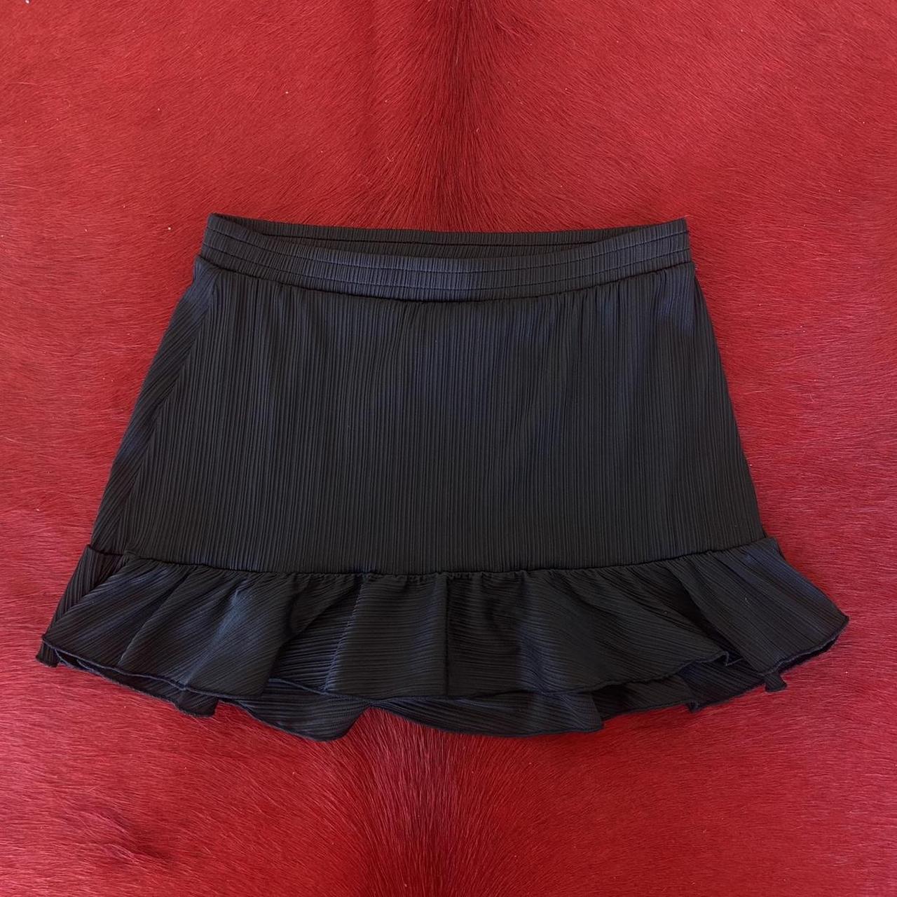 Frankies Bikinis Women's Black Skirt | Depop