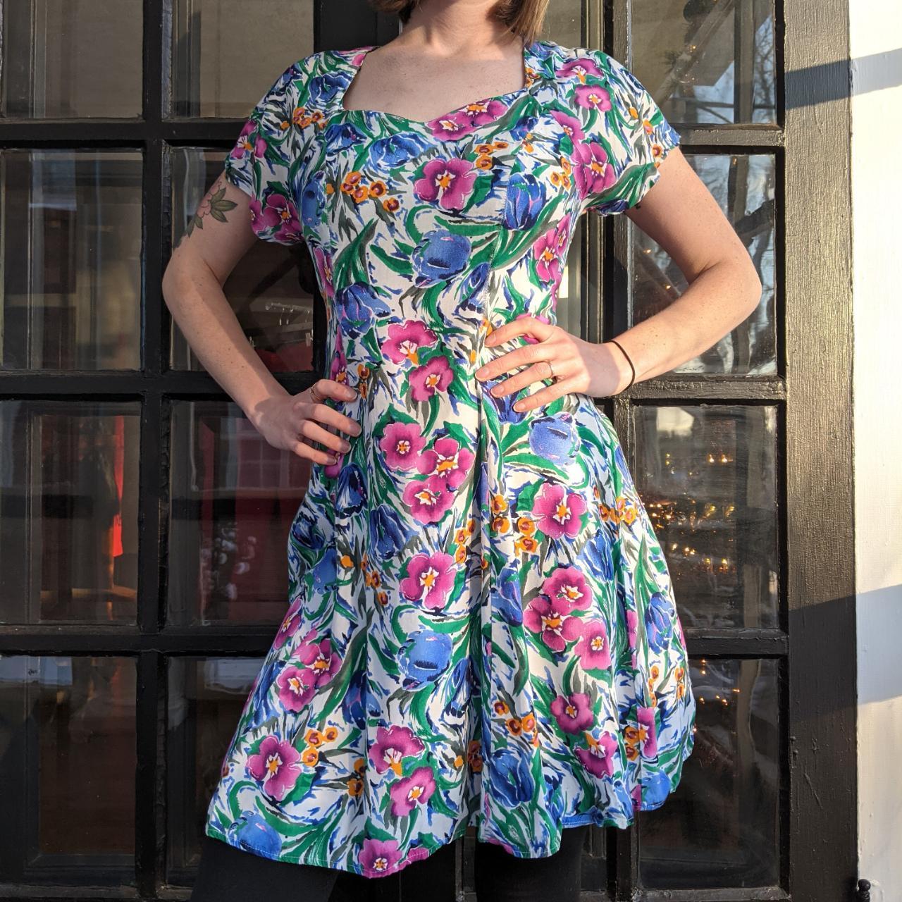 AMERI PATCHWORK LACE DRESS